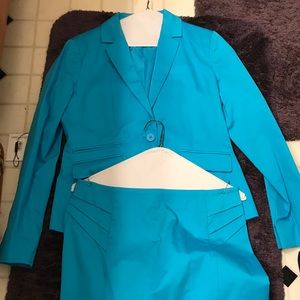 2 piece set, blazer and skirt